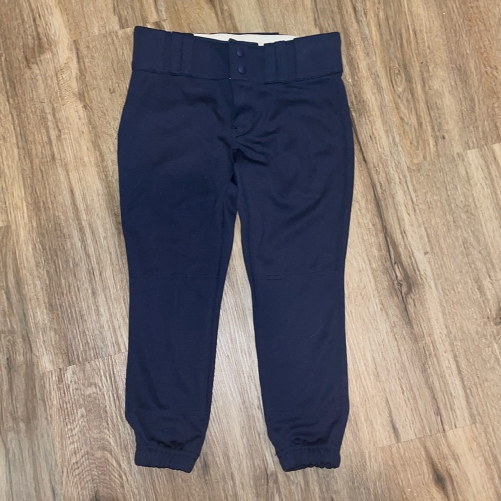 2 Girls Champro Navy Blue Softball pants. Fast pitch